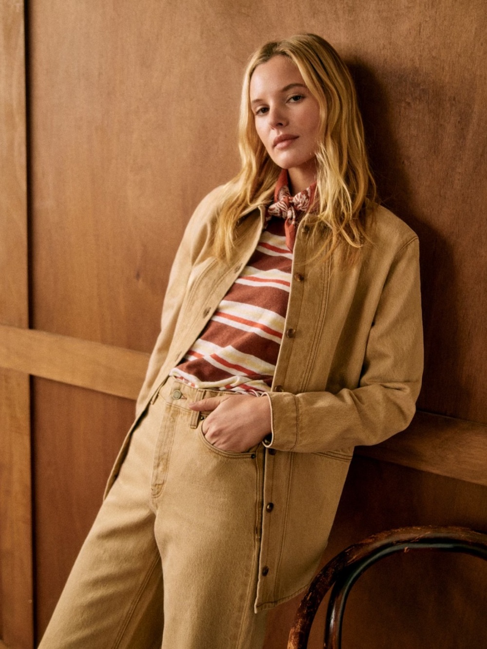 Sézane Will Latte Jacket NWT